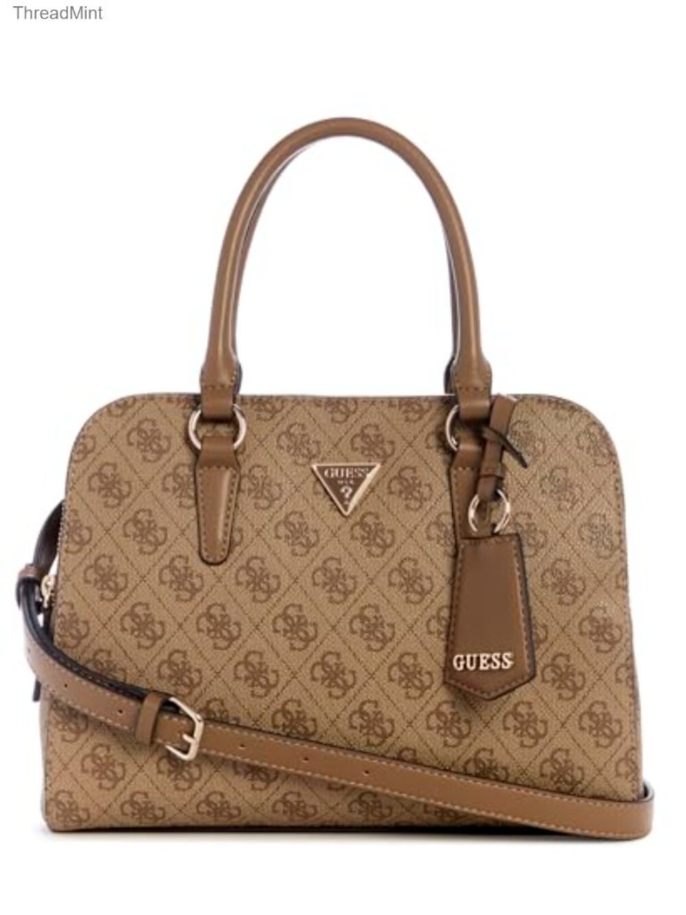 Satchel Handbag with Interior Pockets and Top Handle